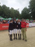 Team Belgium, 3rd place FEI Nations Cup Strzegom Horse Trials 2016